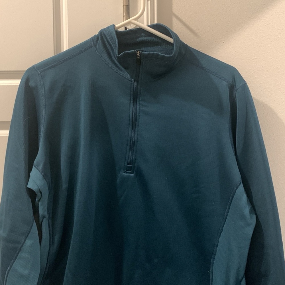 REI Co-op brand 2-toned Quarter-Zip Pullover